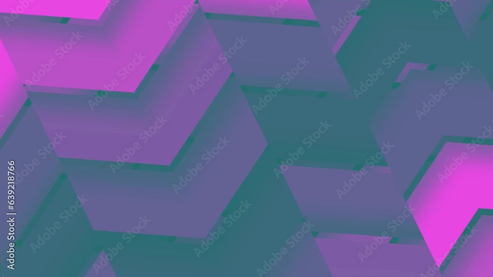 Sapdes Computer Background Vidéo Stock Abstract 3d rendering of geometric shapes. Computer ...
