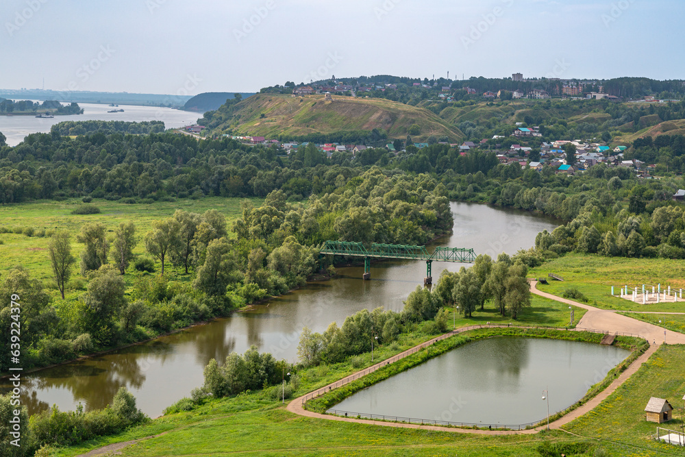 The famous Shishkin ponds in Yelabuga. Tatarstan