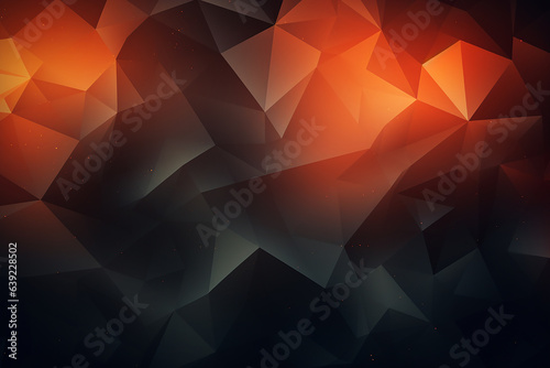 Dark abstract polygonal background