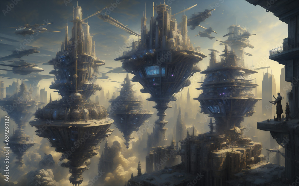 Post apocalyptic world ruled by aliens. Futuristic fantasy.