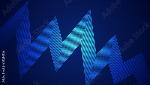 Dark blue abstract background with wavy style lines as the main element.