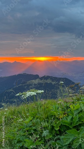Sunset in Berchtesgaden Alps, Germany