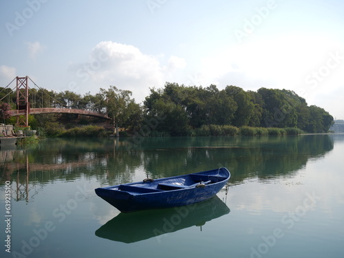 boats on the lake