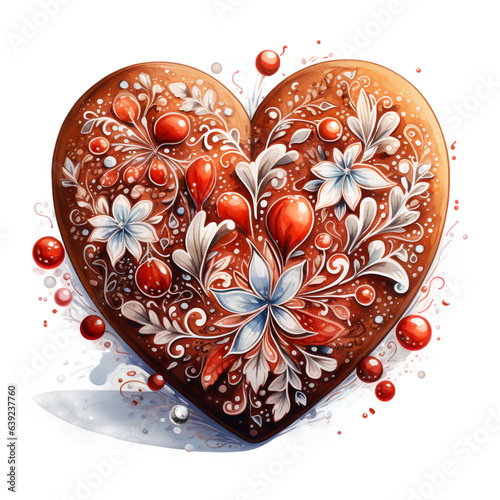 heart with ornament