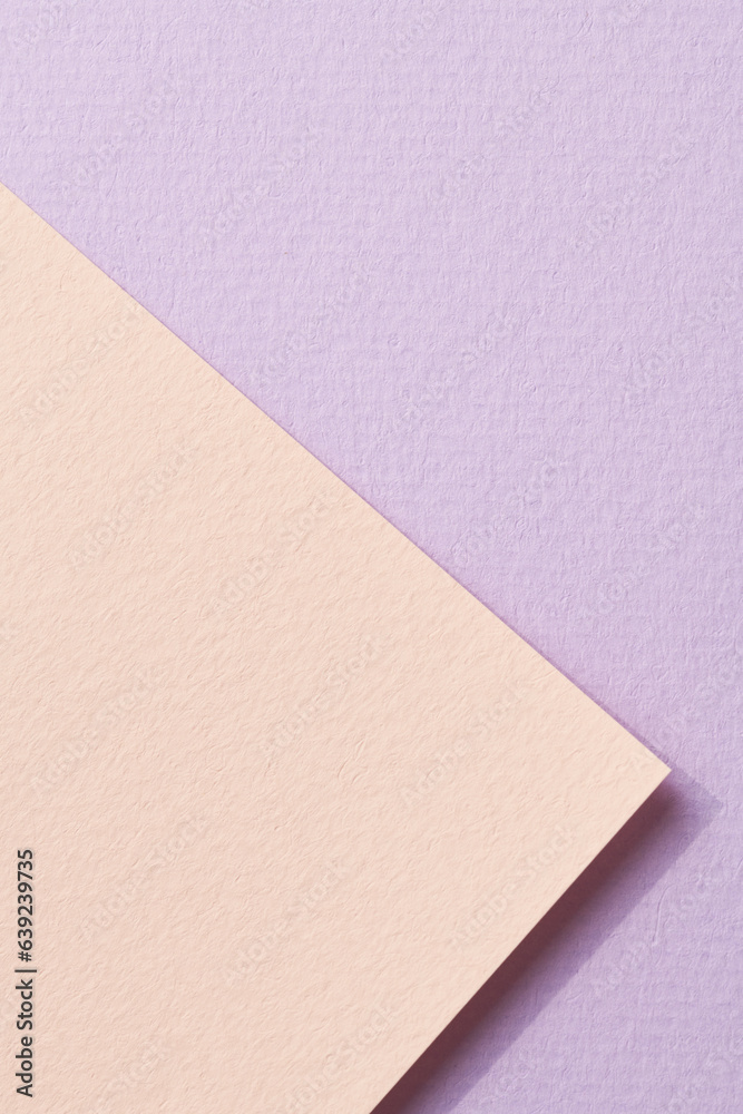 Rough kraft paper background, paper texture lilac beige colors. Mockup with copy space for text. Rough kraft paper background, paper texture lilac beige colors. Mockup with copy space for text.