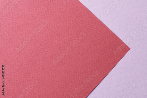 Rough kraft paper background, paper texture lilac red burgundy colors. Mockup with copy space for text.