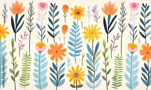 various plants in pastel colors © Brian Carter