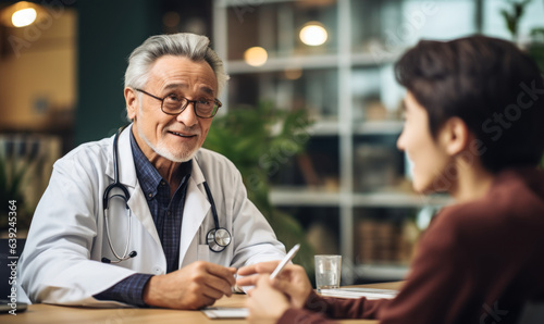 Clinical Consultation: Doctor Discussing with Patient