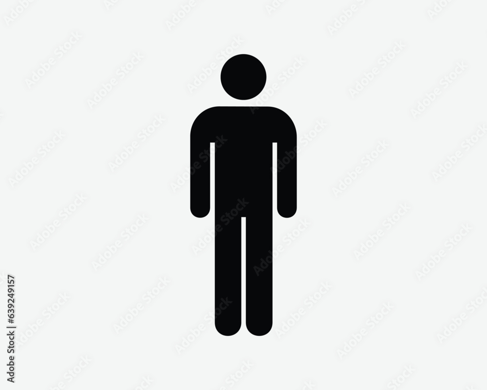 Man Stick Figure Icon Male Boy Men Gentleman Gender Sex Toilet Bathroom Restroom Washroom Person Human Black Shape Silhouette Vector Symbol Sign Cutout Man Stick Figure Icon Male Boy Men Gentleman Gender Sex Toilet Bathroom Restroom Washroom Person Human Black Shape Silhouette Vector Symbol Sign Cutout