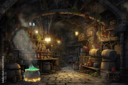 witch house interior