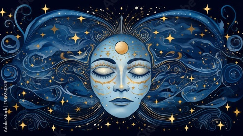 Woman Celestial Reverie Dream