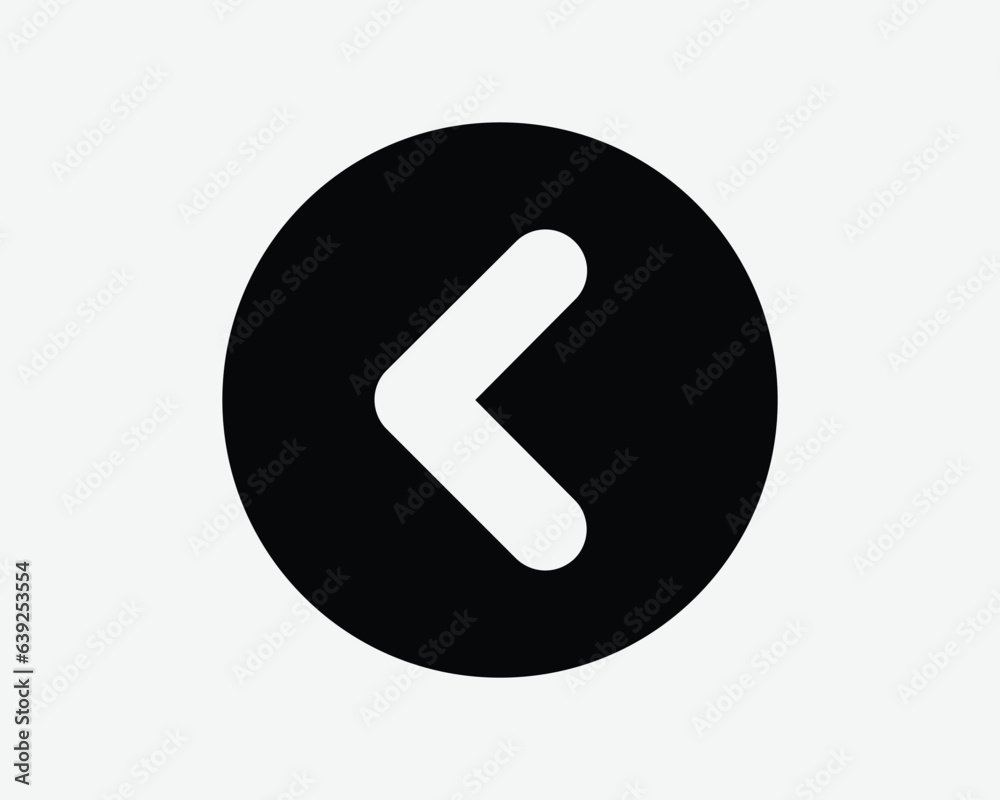 Round Left Arrow Icon West Side Circular Circle Button Navigation Position Direction Path Road Traffic Sign Point Pointer Black Vector Clipart Symbol Round Left Arrow Icon West Side Circular Circle Button Navigation Position Direction Path Road Traffic Sign Point Pointer Black Vector Clipart Symbol