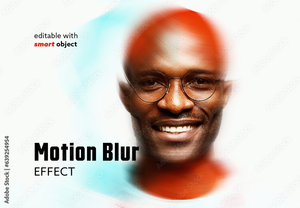 Motion Blur Effect Stock Template Adobe Stock