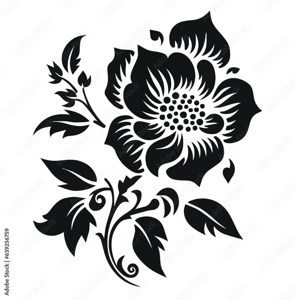 Flower isolated on white background Flower isolated on white background