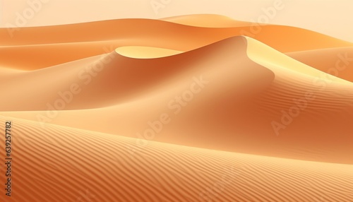 A desert dune with a ridge © olegganko
