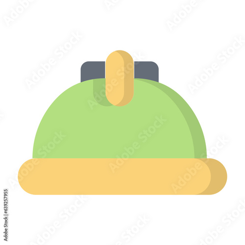 Mechanic Cap Flat Icon photo