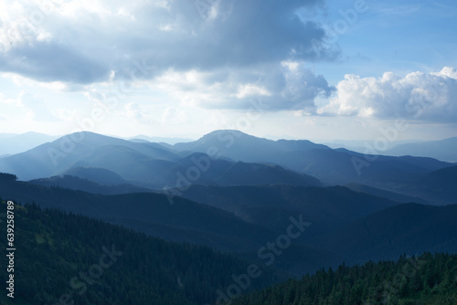 Summer mountain view in Slovakia