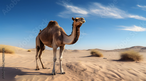 Camel in the desert