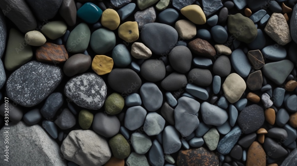 abstract background with dry round pebbles or stones. abstract background with dry round pebbles or stones.