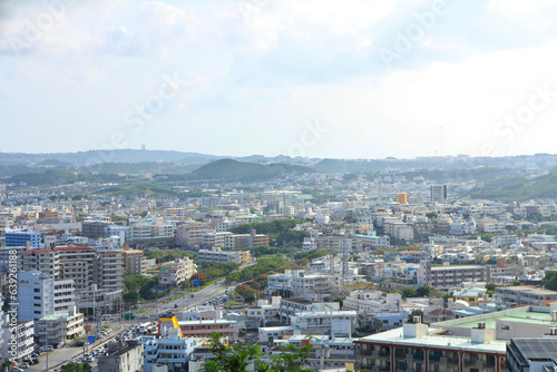 Bird’s Eye View of Naha - The capital of Okinawa prefecture in Japan