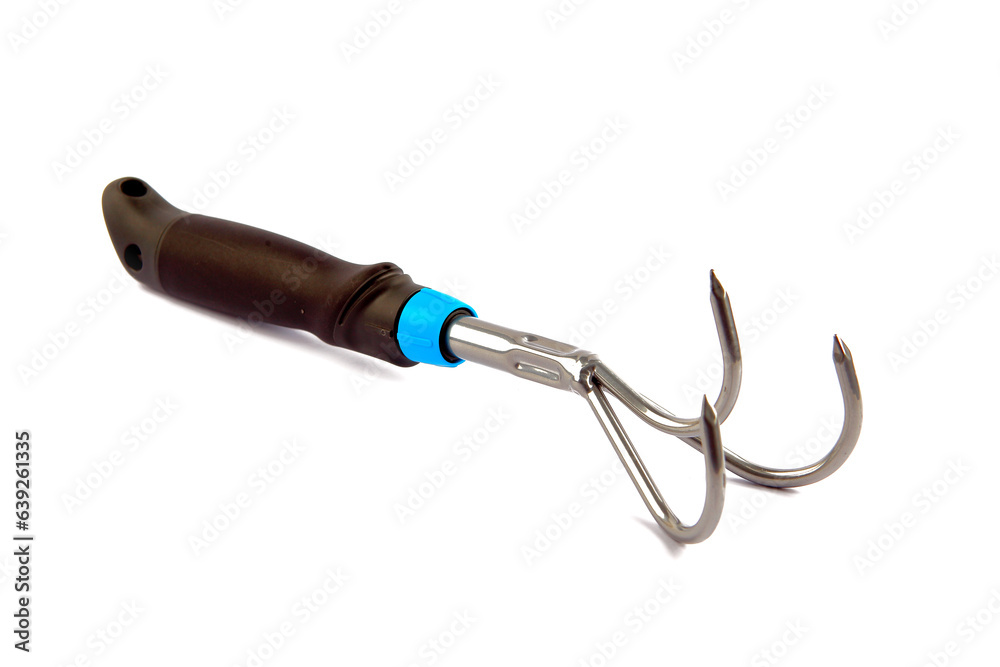 Garden tools, shovels, rakes, axe, hoe, hoe. a set of tools for the gardener. Gardening. The concept of spring work in the garden, a home hobby. On a white isolated background.space for text.	