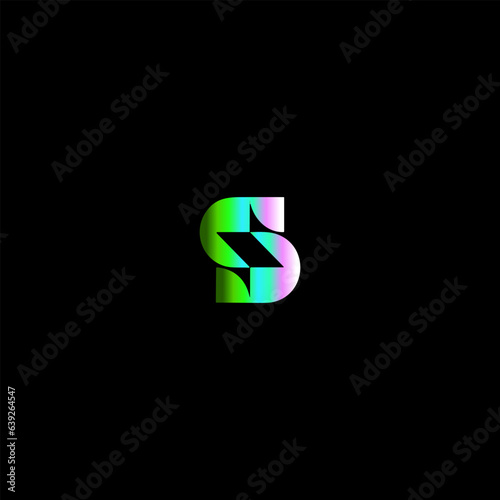 Letter S logostyle simple photo