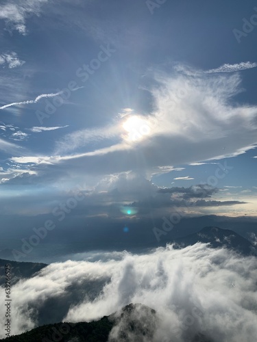 beautiful view in a cloudy day, Japan