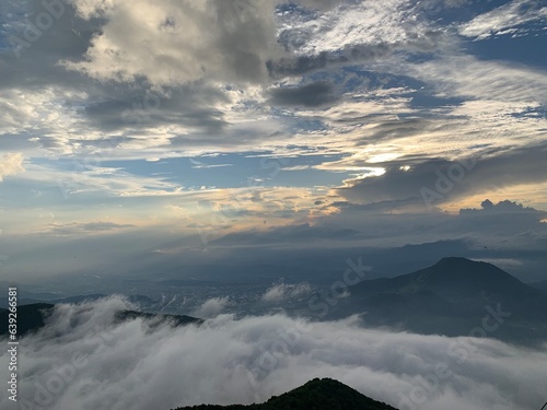 beautiful view in a cloudy day, Japan