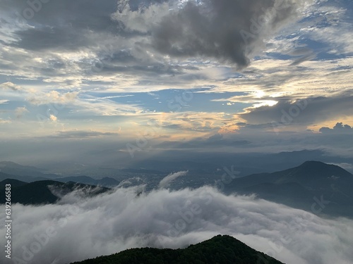 beautiful view in a cloudy day, Japan