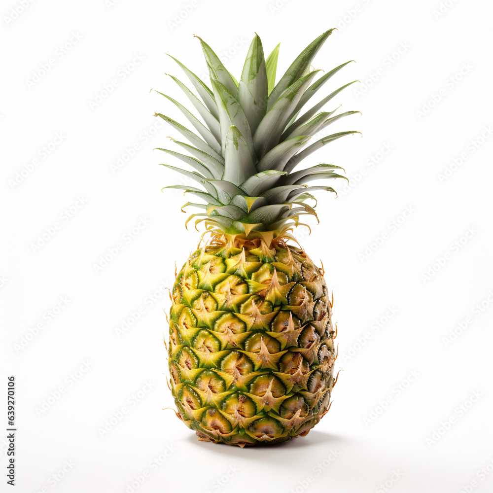 Fototapeta premium pineapple isolated on white