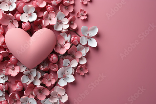 Romantic Valentine's Day Hearts Background