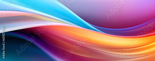 Rainbow energy vortex  Background wallpaper  banner  holographic neon waves  liquid  lifestream  panorama  Rainbow energy series  energy stream  Generative AI