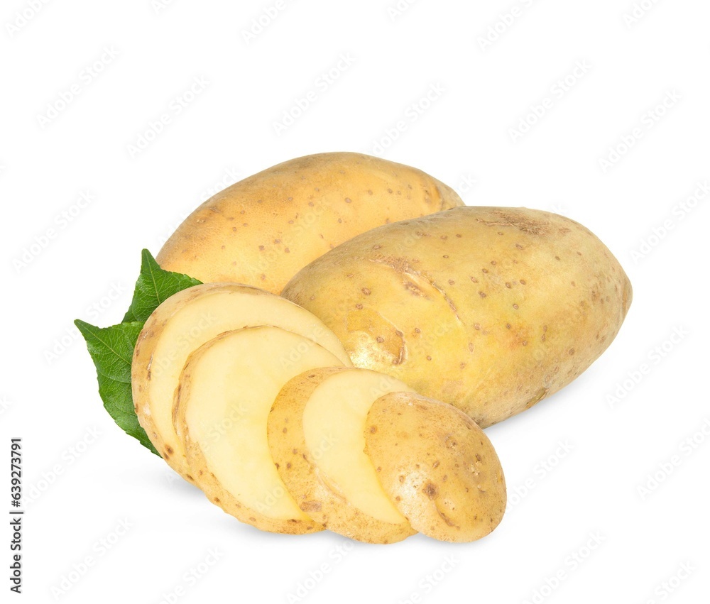 potato isolated on white background potato isolated on white background