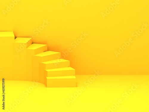 3d render stairs Stok 