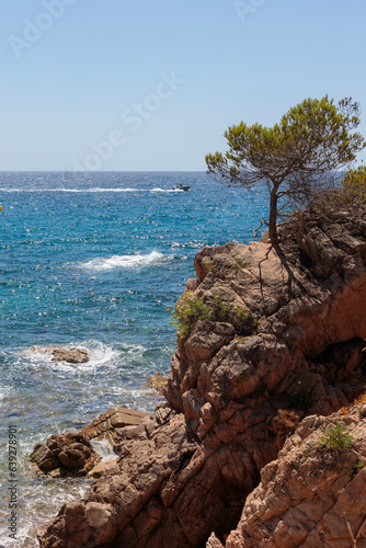 Picturesque Cliffside Overlooking Spain's Azure Seas