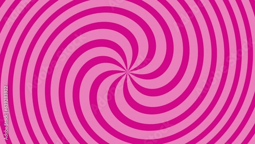 abstract motion, pink twisted spiral animation loppable background