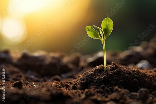 Seedling Symbolizing New Generation