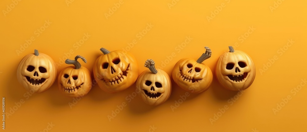 flat lay top view spiderweb halloween border background flat lay top view spiderweb halloween border background