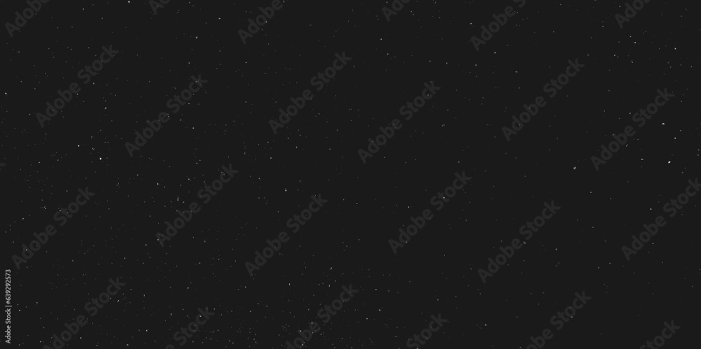 Night starry sky with stars and planets suitable as background. Grain noise particles. Snow effects pack. 