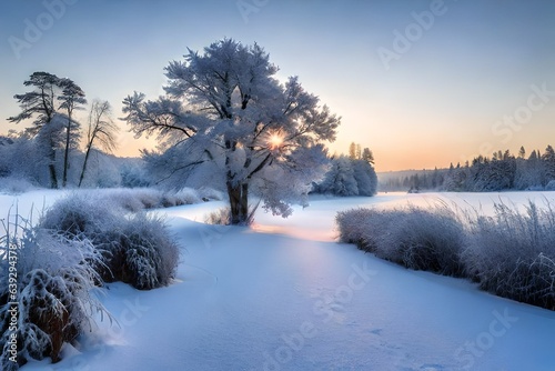 morning in the mountains