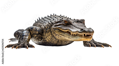 Crocodile en transparence  sans background