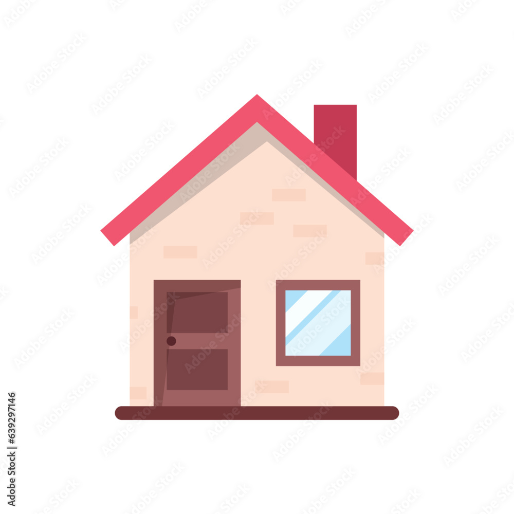 House icon in flat style. Home vector illustration on isolated background. Apartment building sign business concept. House icon in flat style. Home vector illustration on isolated background. Apartment building sign business concept.