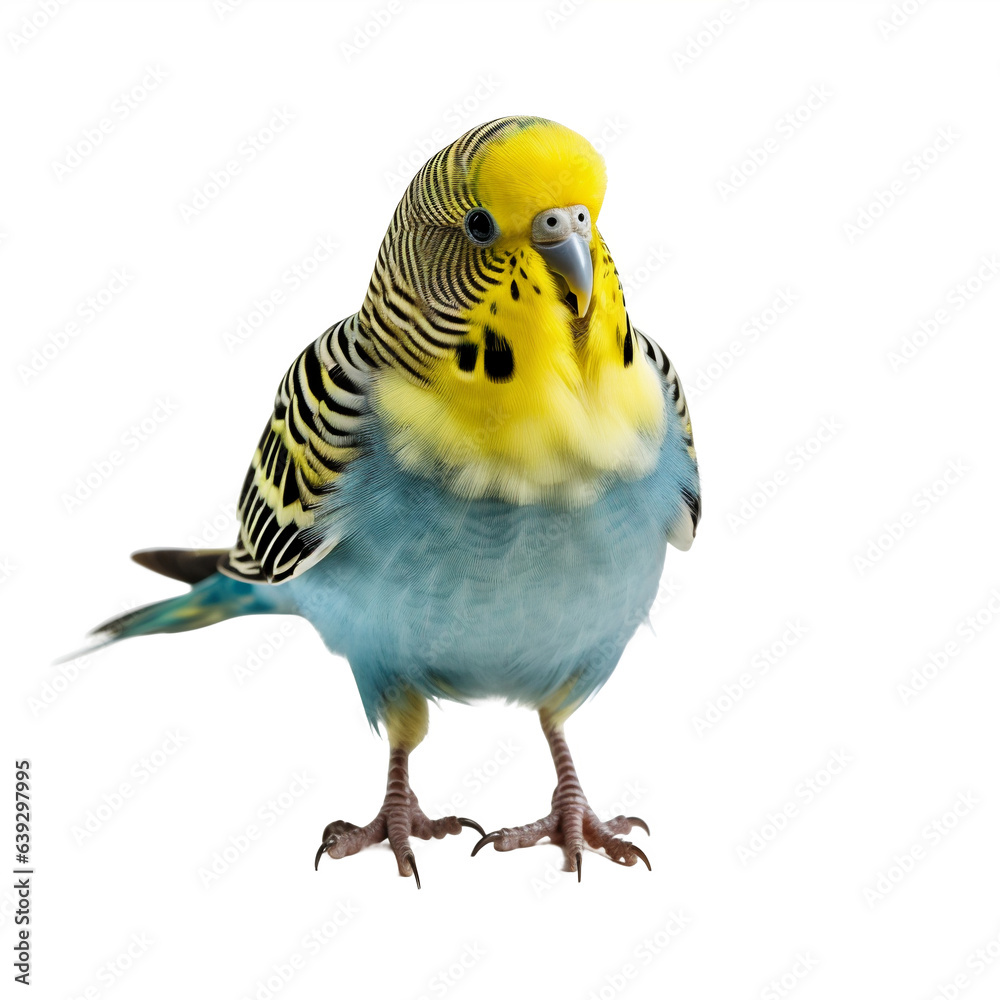 Perruche en transparence, sans background Perruche en transparence, sans background