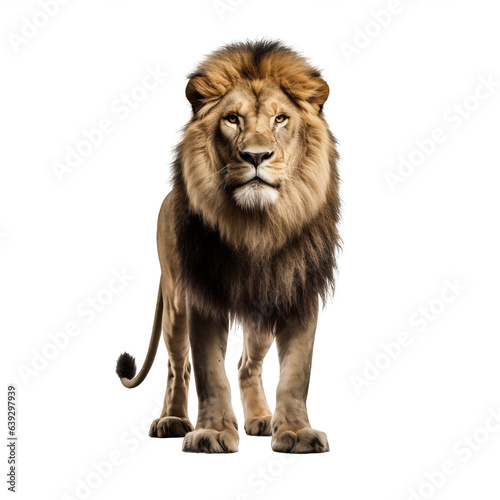 Lion en transparence, sans background