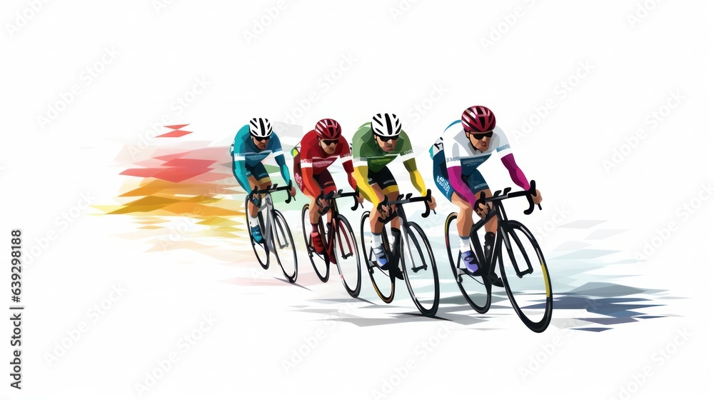 Fototapeta premium Design template for cycling