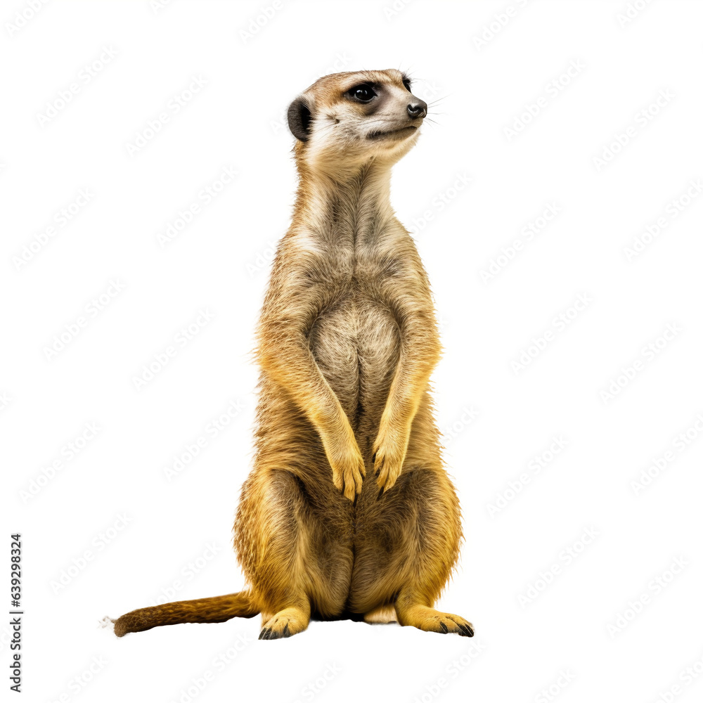 Suricate en transparence, sans background Suricate en transparence, sans background