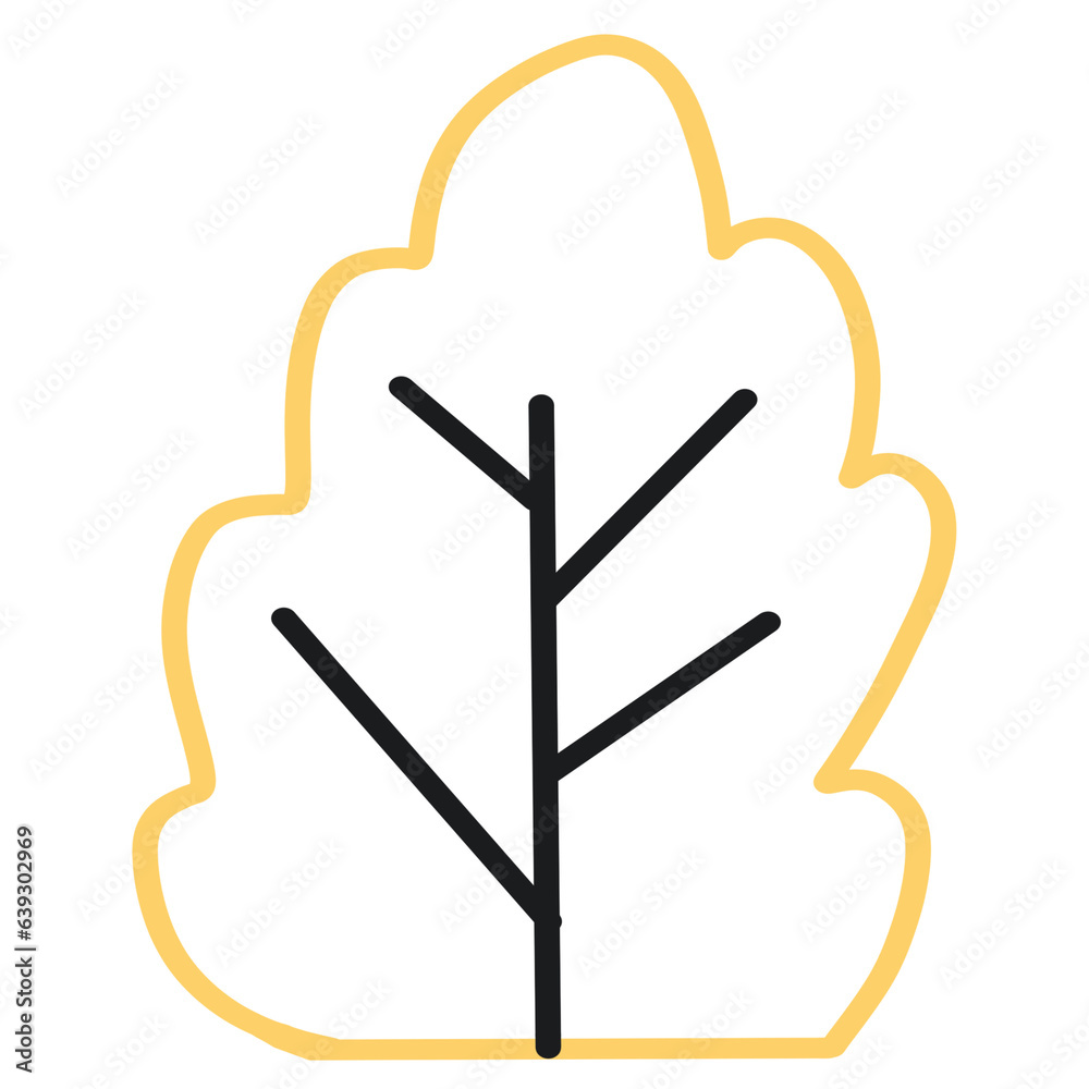 Obraz premium Bush cartoon 