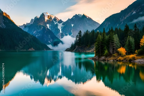 lake in mountains © Adeel