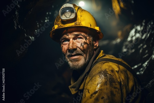 Photograph captures the essence of the profession of Miner