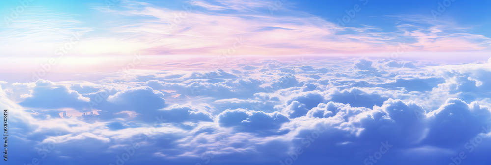 Himmel mit Wolken. Generiert mit KI